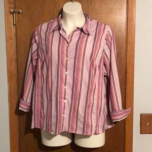 Lane Bryant striped blouse